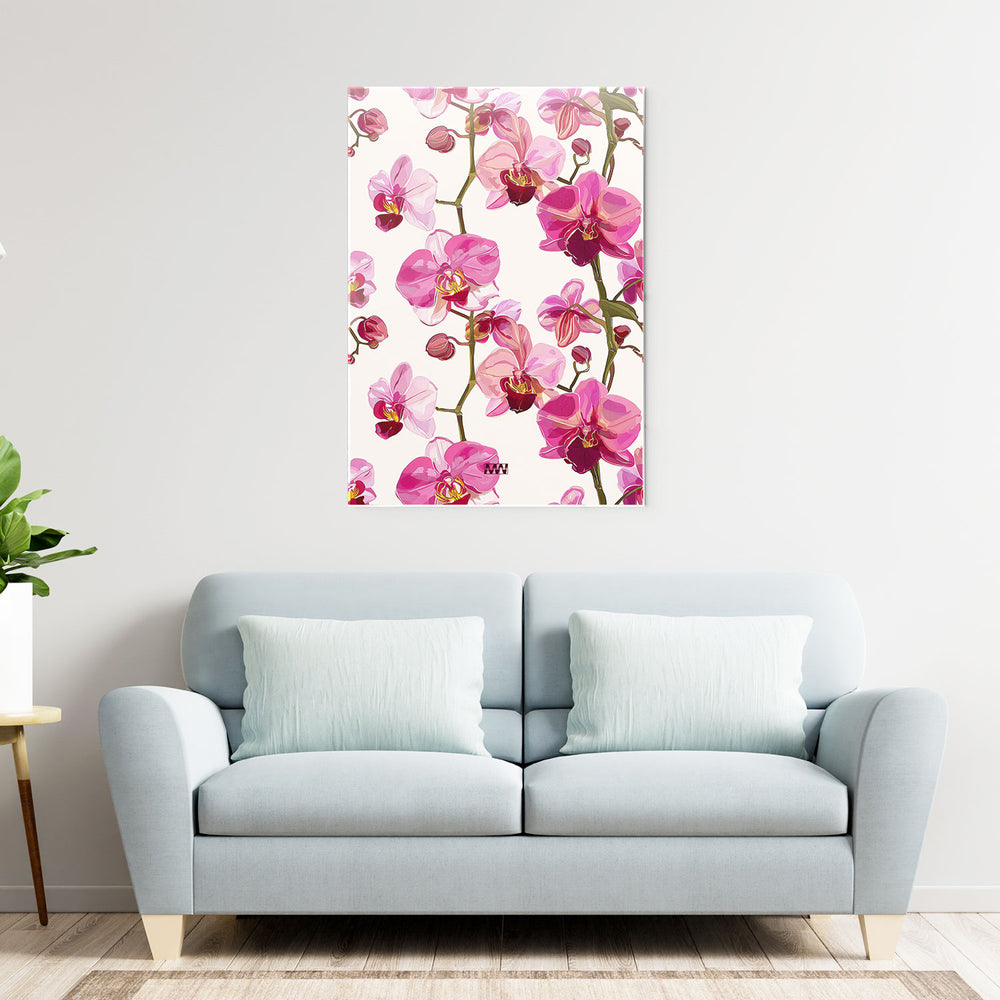 Soft Orchid Aesthetic Metal-Poster