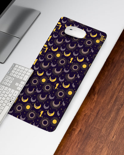Solar Reverie Moons and Suns Aligned Deskmat