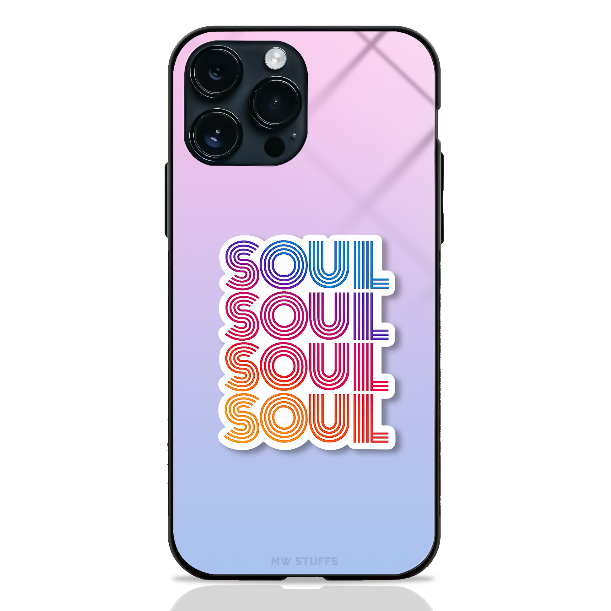 Soul Spectrum glass phone case