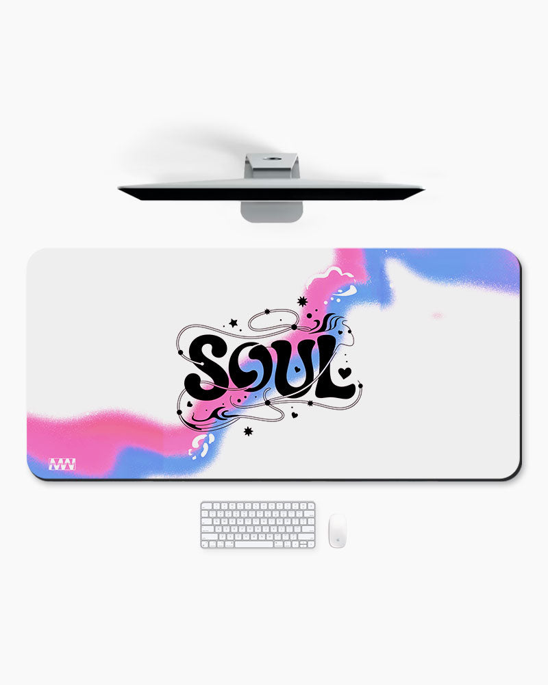 Soul Surge Neon Flow Desk Mat