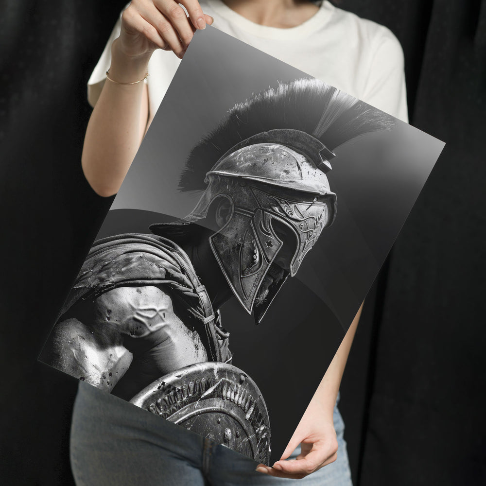 Spartan Warrior Metal-Poster