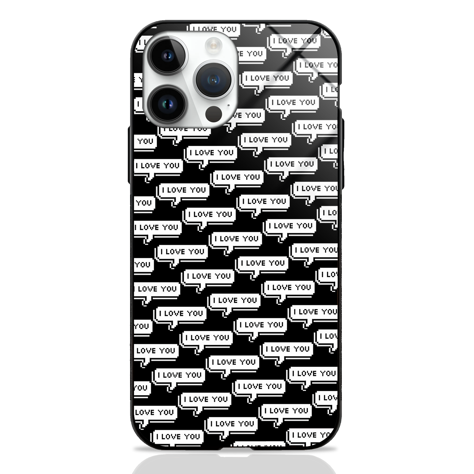 Speak Up - I Love You Premium Glass Case -  - MW Stuffs - 