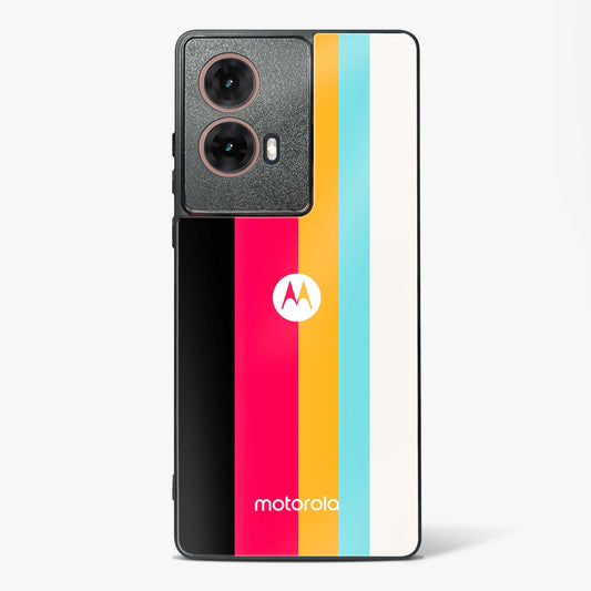 Spectrum Stripe Glass Phone Case-Moto G85 5G