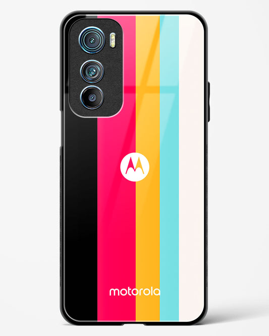 Spectrum Stripe Glass Phone Case-Motorola Edge 30
