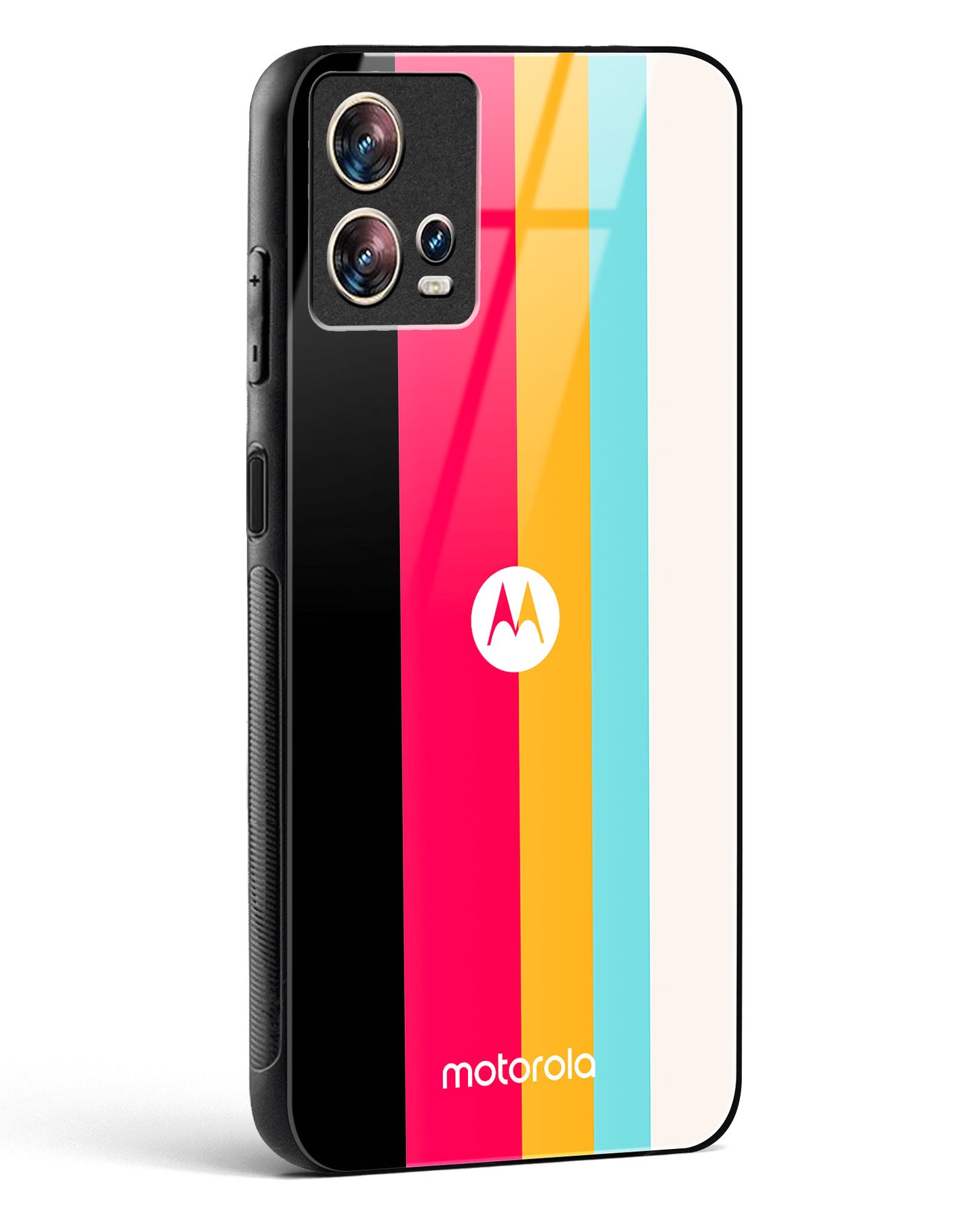 Spectrum Stripe Glass Phone Case-Motorola Edge 30 Fusion
