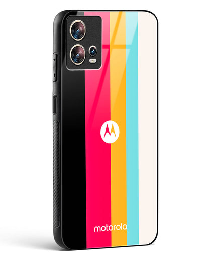 Spectrum Stripe Glass Phone Case-Motorola Edge 30 Fusion