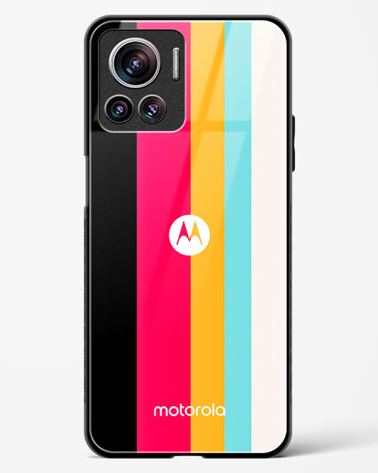 Spectrum Stripe Glass Phone Case-Motorola Edge 30 Ultra