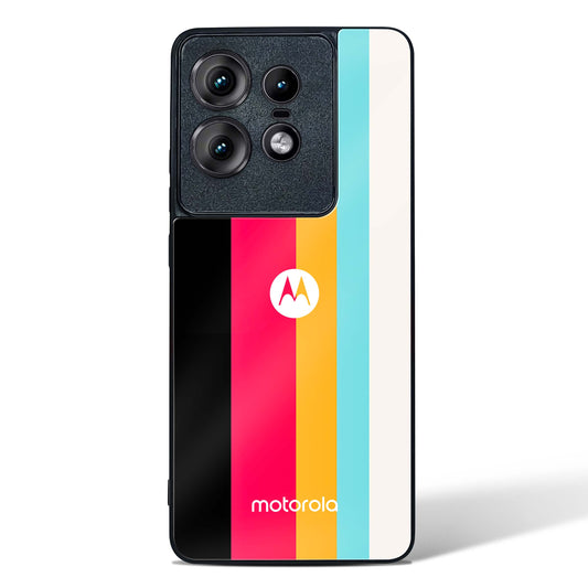 Spectrum Stripe Glass Phone Case-Motorola Edge 50 Pro