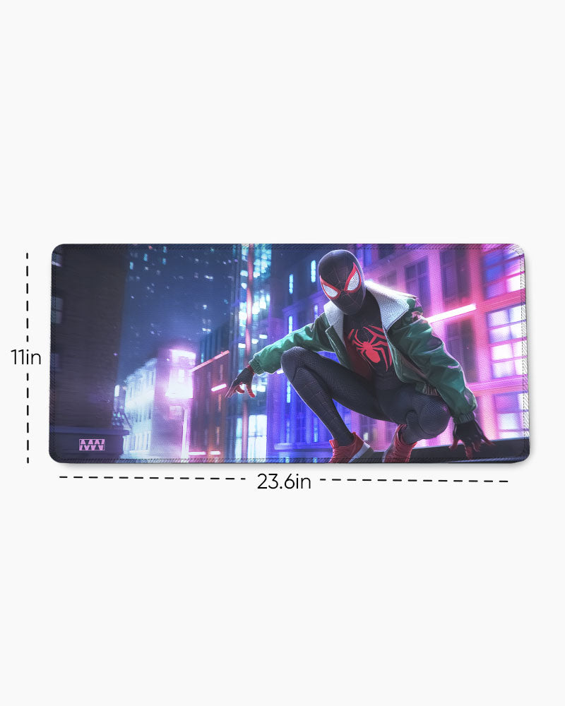 Spidey Neon Skyline Adventure Deskmat