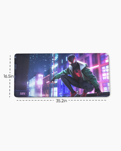 Spidey Neon Skyline Adventure Deskmat