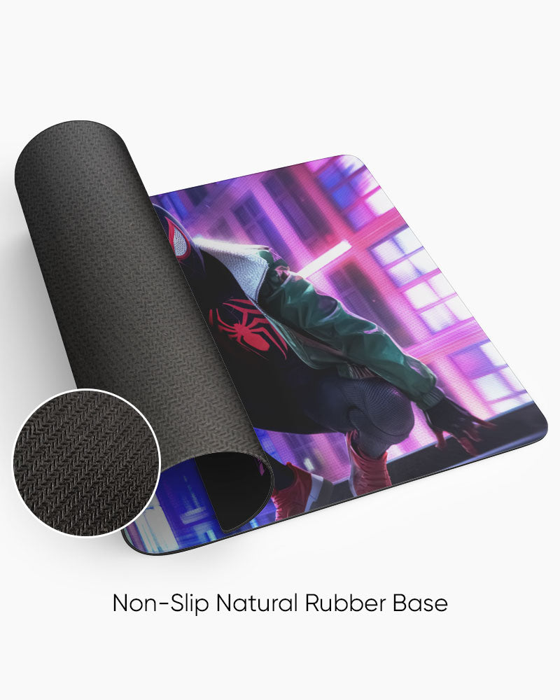 Spidey Neon Skyline Adventure Deskmat