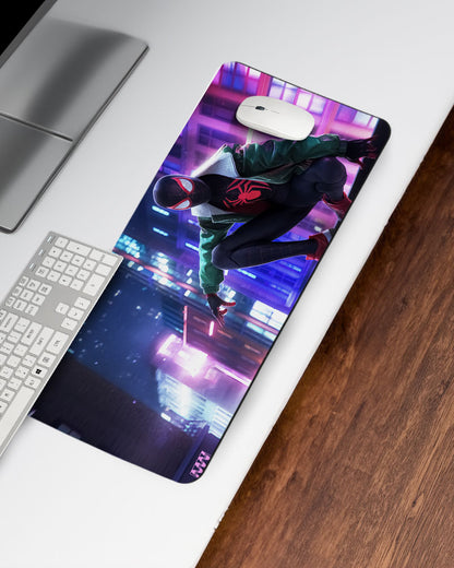 Spidey Neon Skyline Adventure Deskmat