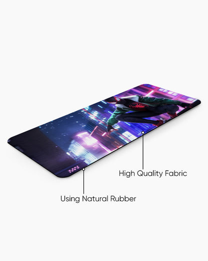 Spidey Neon Skyline Adventure Deskmat