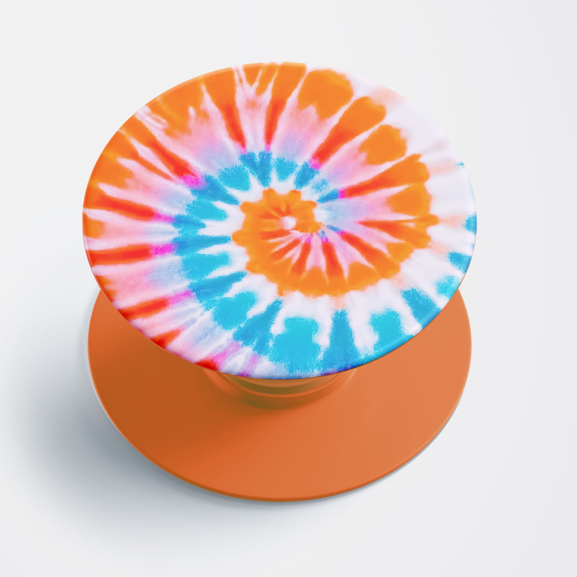 Spiral Tie Dye Flat Pop Holder