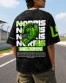 Neon F1 Style Racing Streetwear Drop Oversized Jersey
