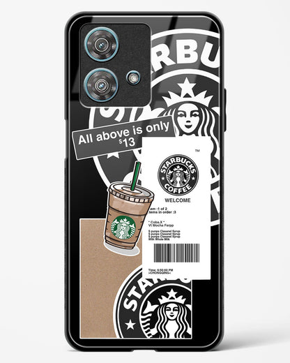 Starbucks Black Glass Phone Case-Motorola Edge 40 Neo