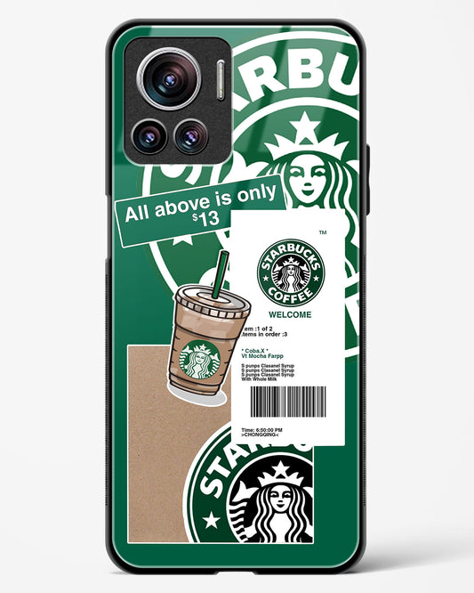 Starbucks Classic Glass Phone Case-Motorola Edge 30 Ultra