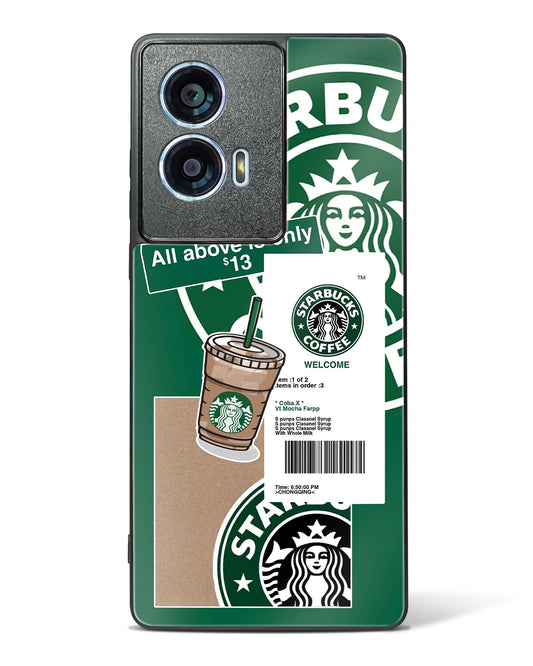 Starbucks Classic Glass Phone Case-Motorola Edge 50 Fusion