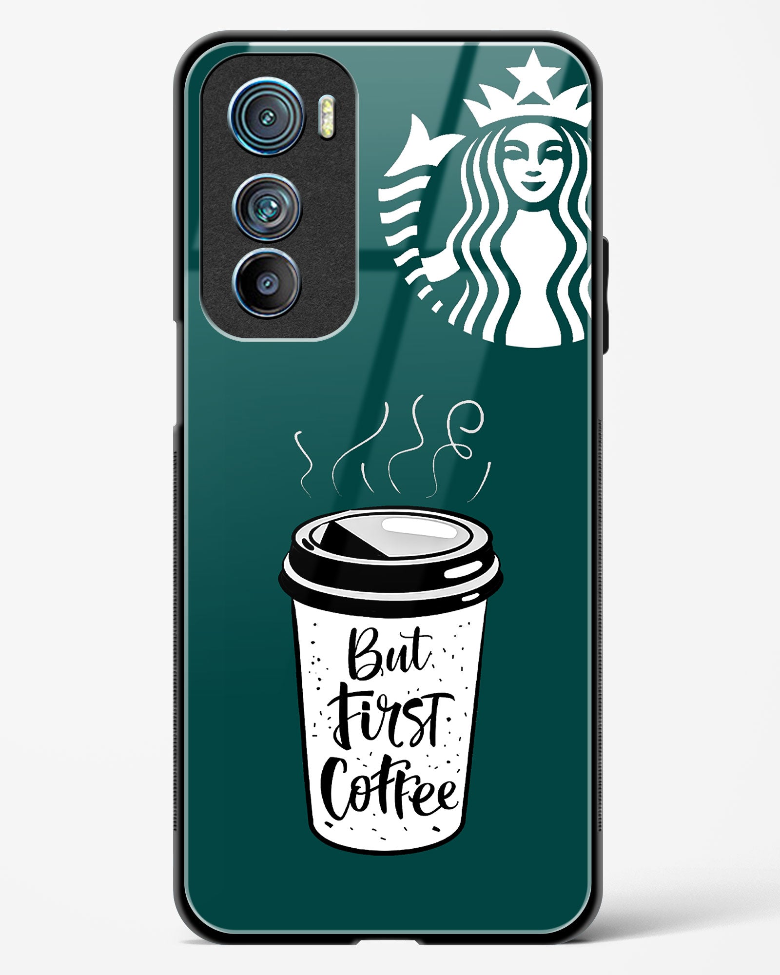 Starbucks Inspired Glass Phone Case-Motorola Edge 30