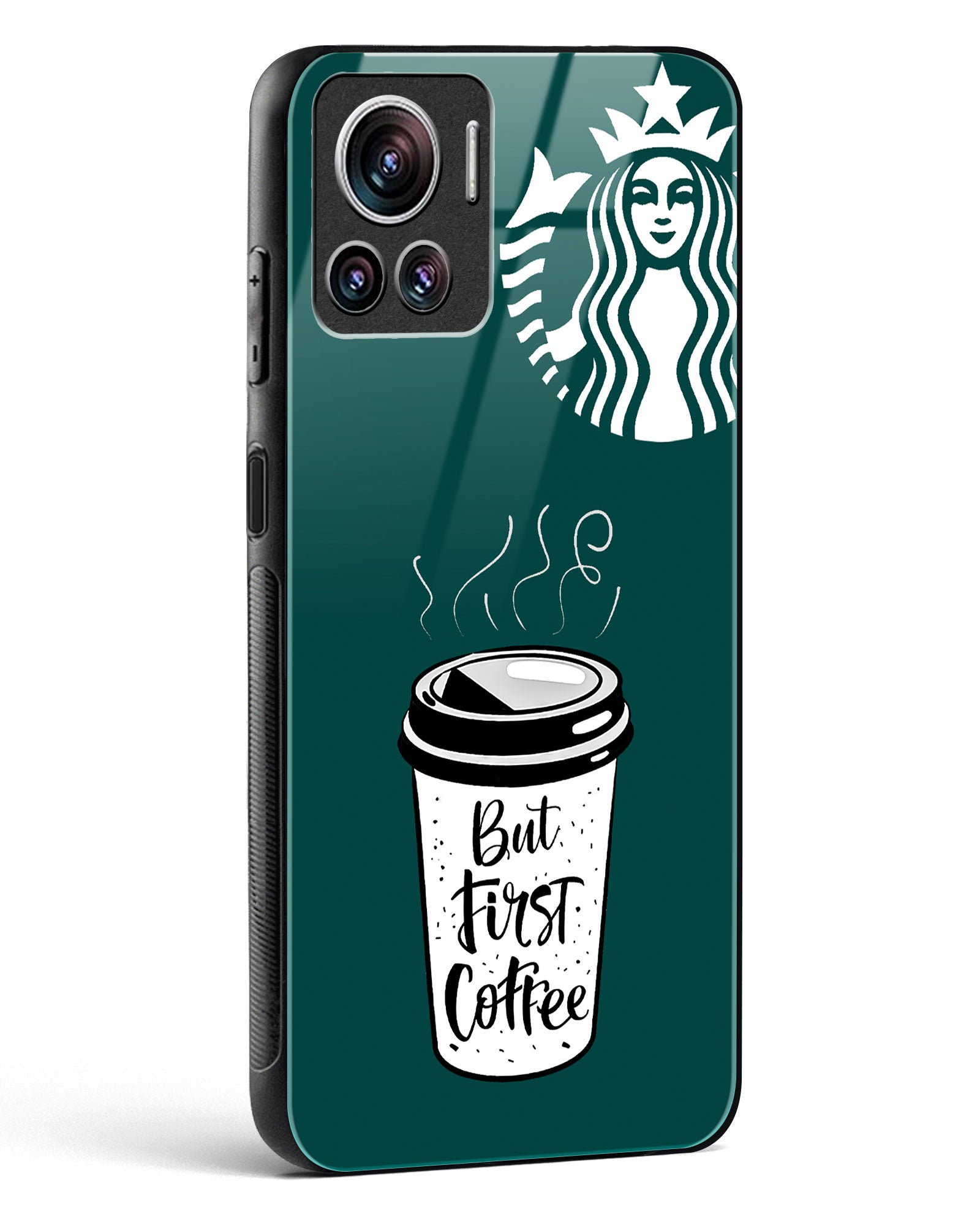 Starbucks Inspired Glass Phone Case-Motorola Edge 30 Ultra