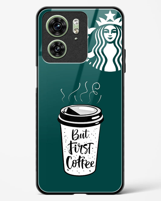 Starbucks Inspired Glass Phone Case-Motorola Edge 40