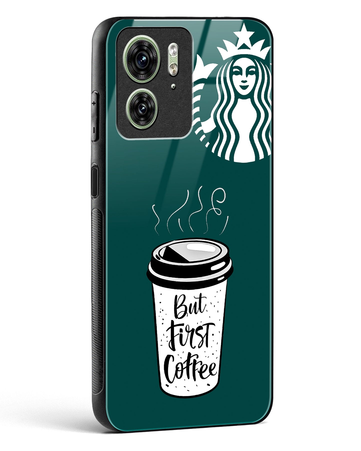 Starbucks Inspired Glass Phone Case-Motorola Edge 40