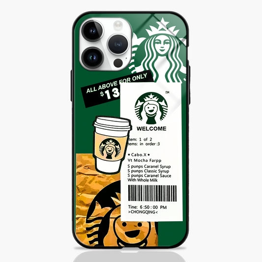 Starbucks Classic Bill Premium Glass Case -  - MW Stuffs - 