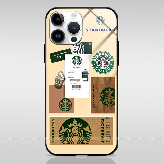 Starbucks Design Inspired Glass Case -  - MW Stuffs - 