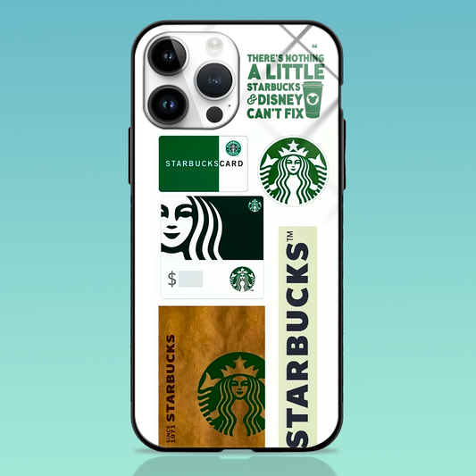 Starbucks Design with QUOTES Glass Case -  - MW Stuffs - 