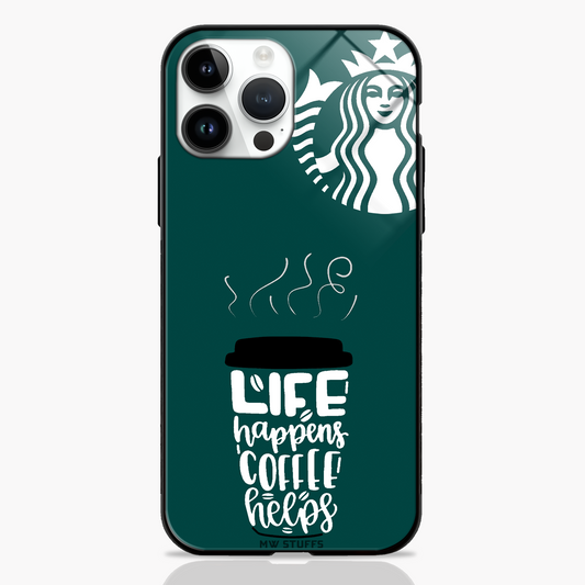 Starbucks Everyday Quote Glass Case -  - MW Stuffs - 