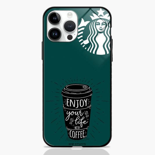Starbucks Everyday Quote Glass Case -  - MW Stuffs - 