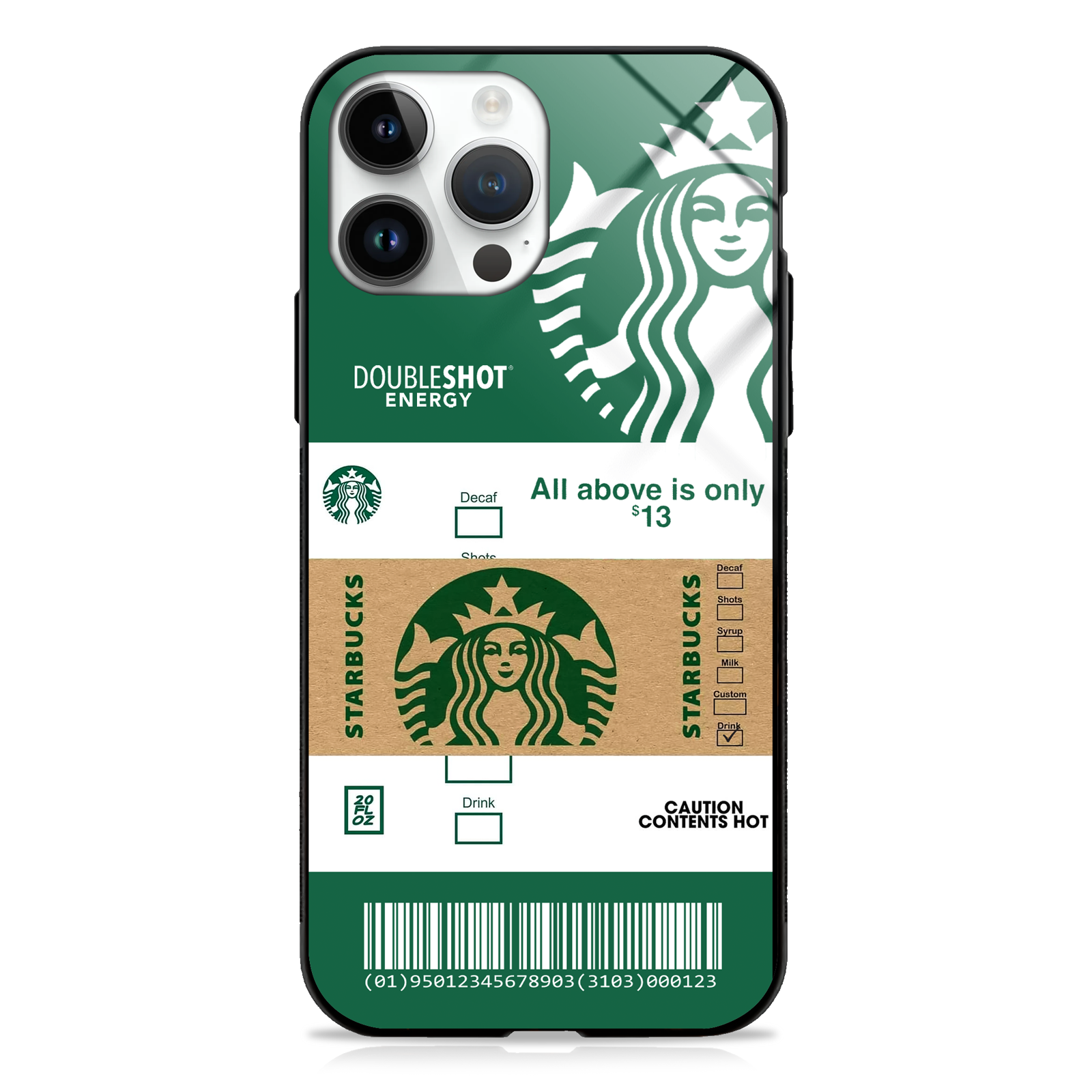 Starbucks Inspired Premium Glass Case -  - MW Stuffs - 