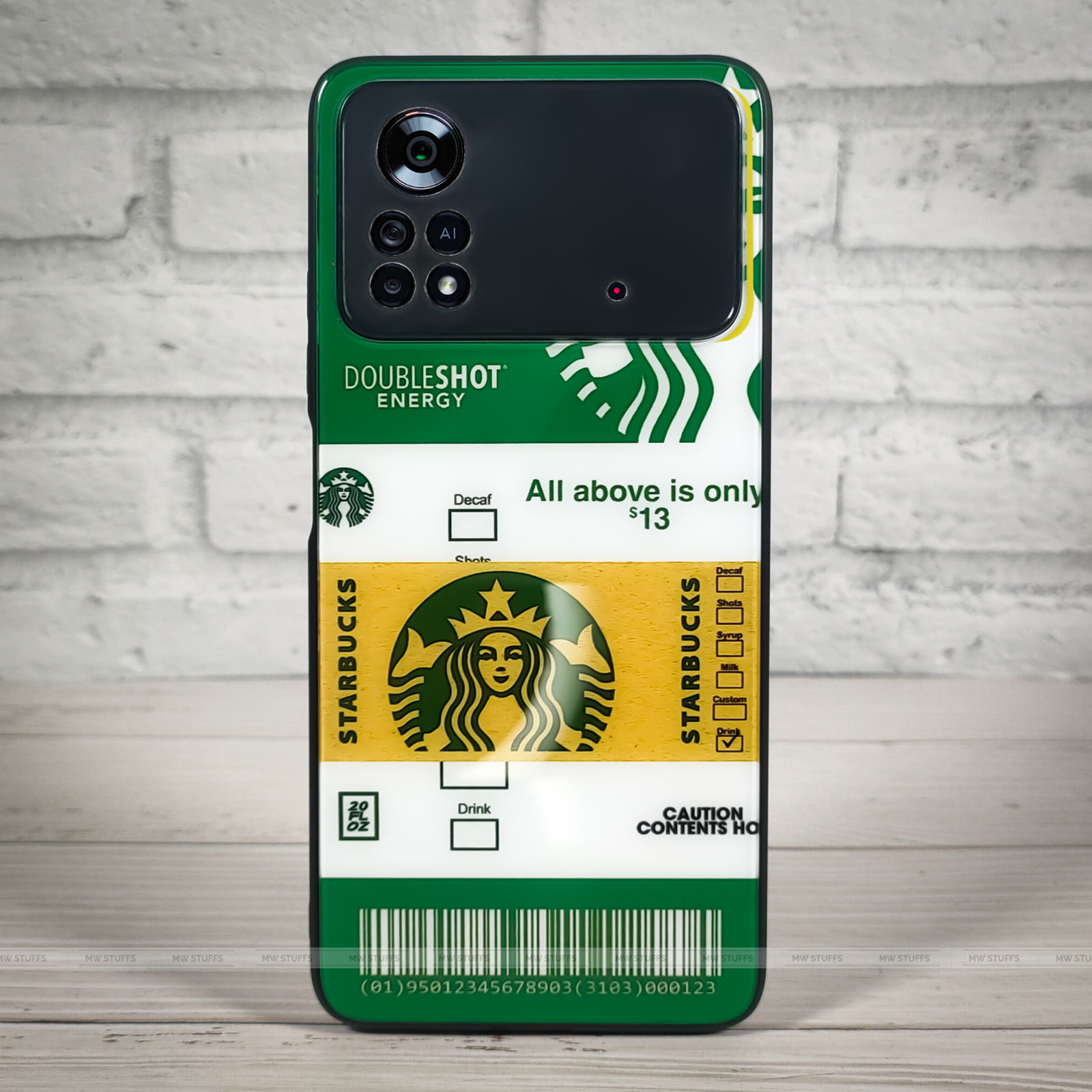 Starbucks Inspired Premium Glass Case -  - MW Stuffs - 
