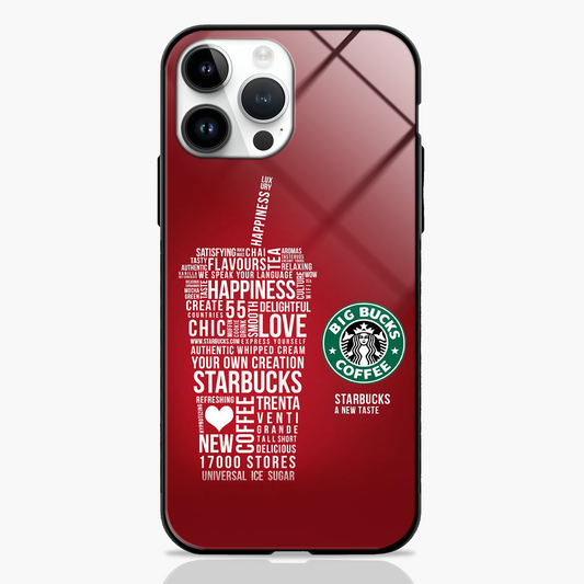 Starbucks Quotes Design Premium Glass Case -  - MW Stuffs - 