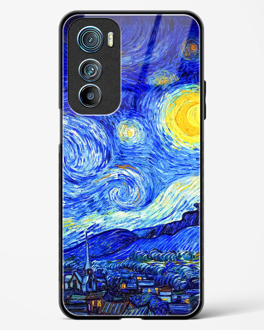 Starry Night Art Glass Phone Case-Motorola Edge 30