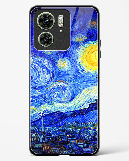 Starry Night Art Glass Phone Case-Motorola Edge 40
