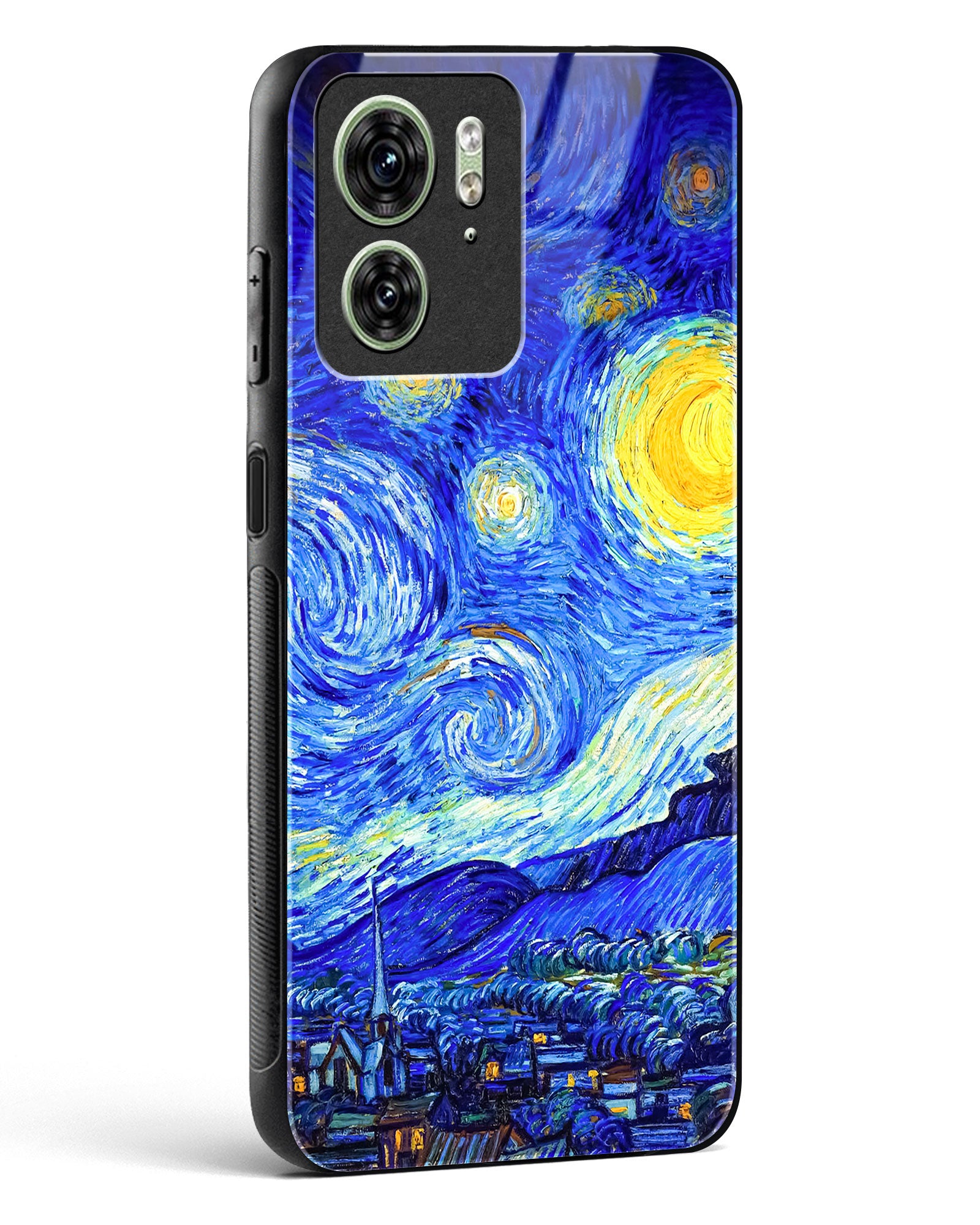 Starry Night Art Glass Phone Case-Motorola Edge 40