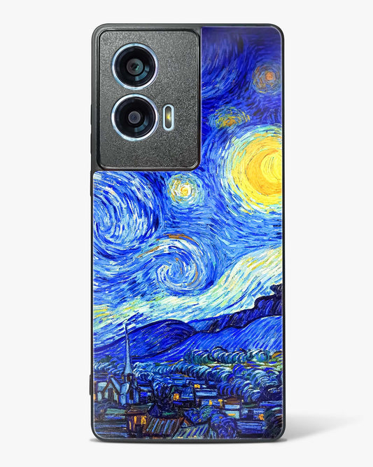 Starry Night Art Glass Phone Case-Motorola Edge 50 Fusion