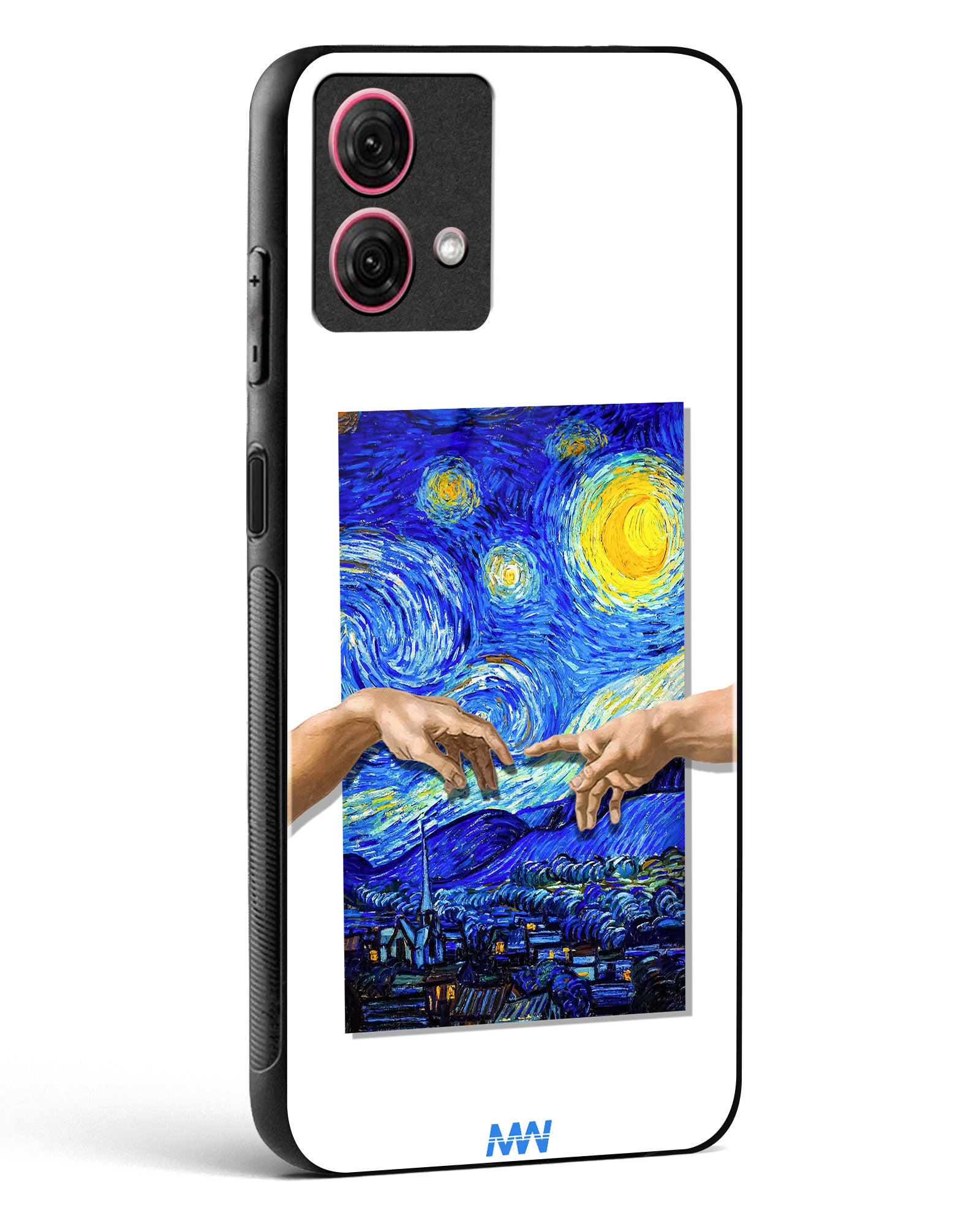 Starry Night Van Gogh Glass Phone Case-Moto G84 5G