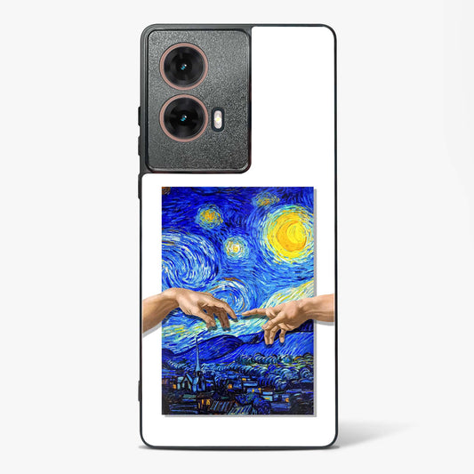 Starry Night Van Gogh Glass Phone Case-Moto G85 5G