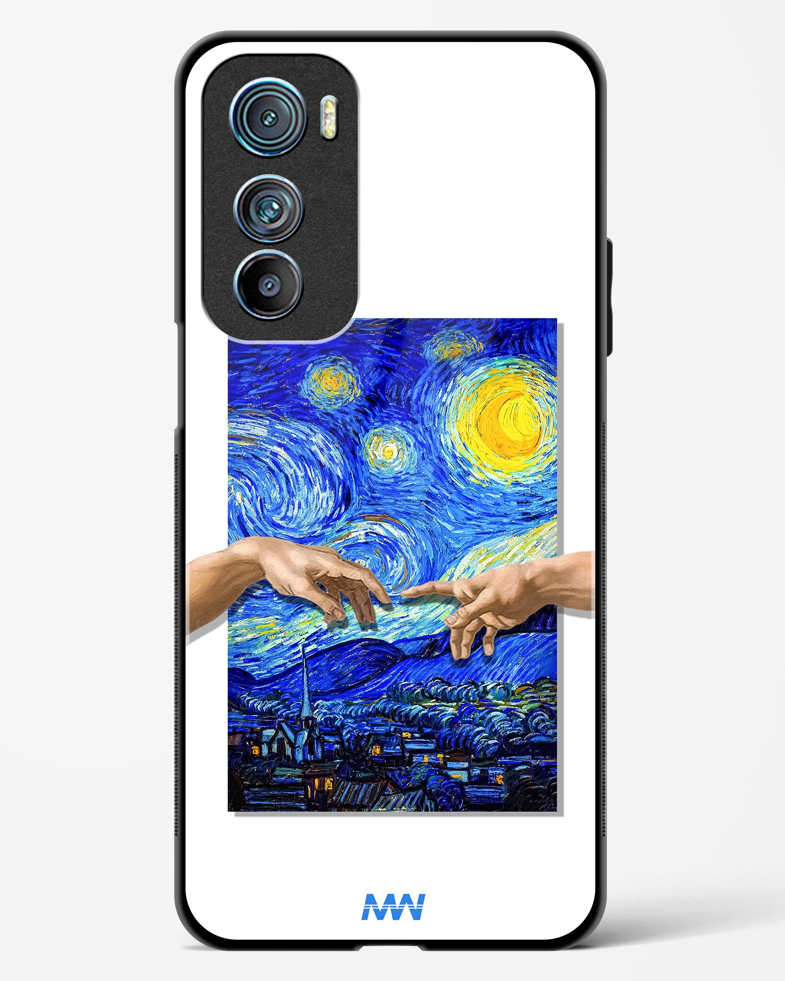 Starry Night Van Gogh Glass Phone Case-Motorola Edge 30