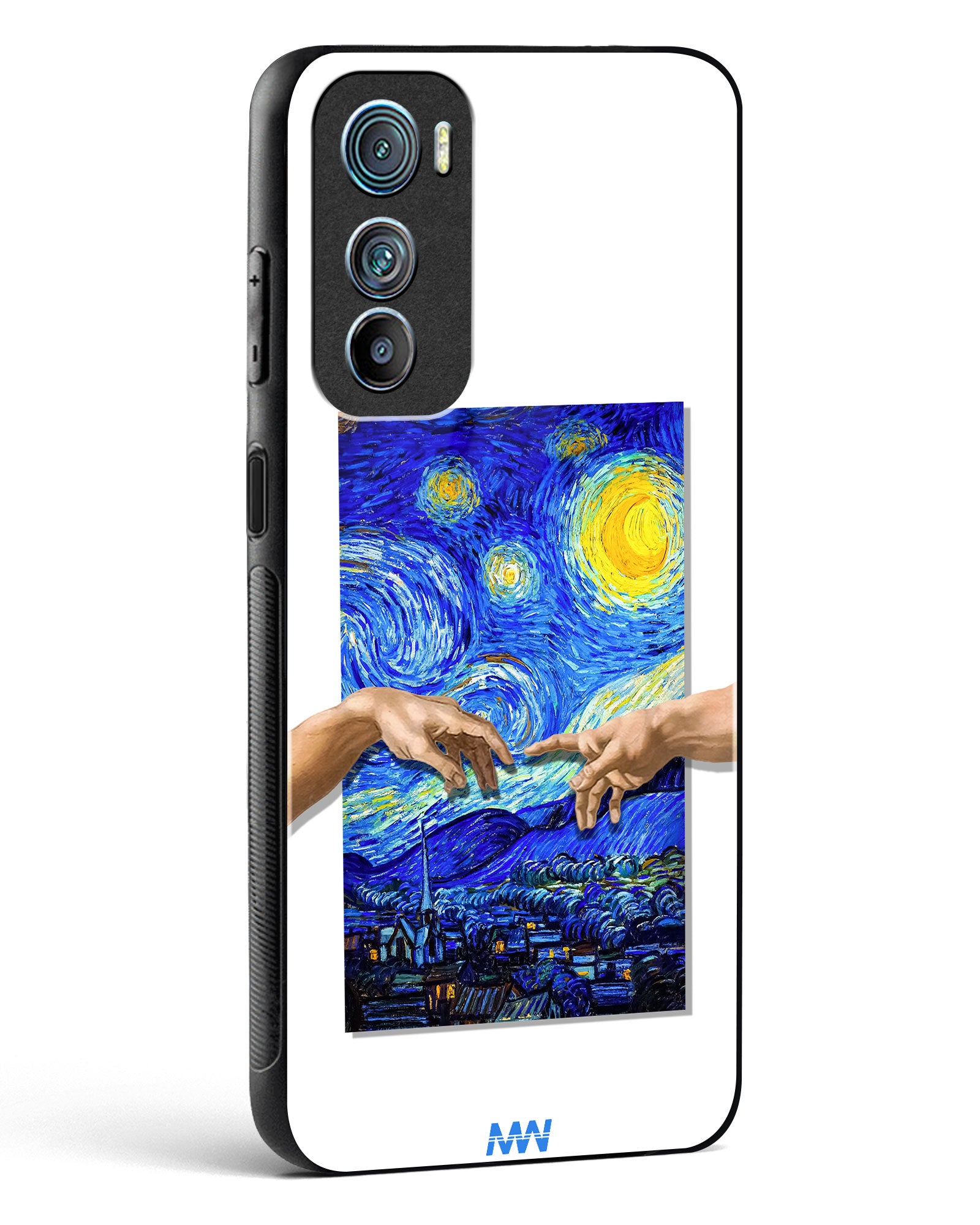 Starry Night Van Gogh Glass Phone Case-Motorola Edge 30