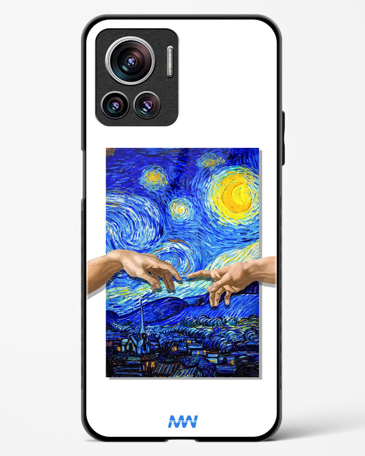 Starry Night Van Gogh Glass Phone Case-Motorola Edge 30 Ultra