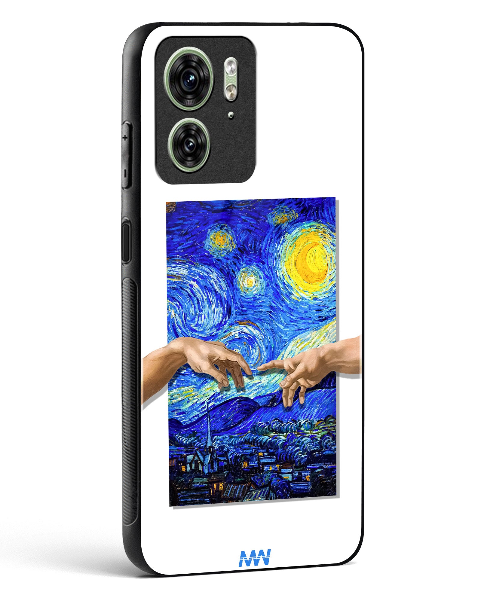 Starry Night Van Gogh Glass Phone Case-Motorola Edge 40