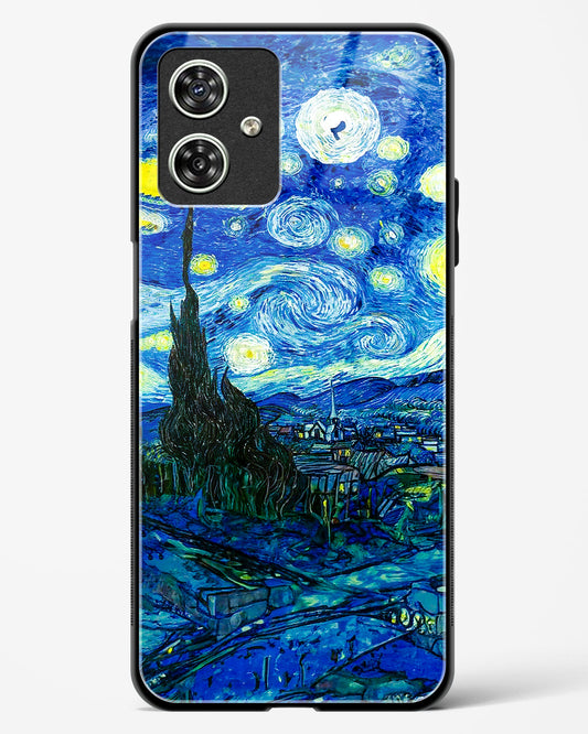 Starry Night Van Gogh's Glass Phone Case-Moto G54 5G