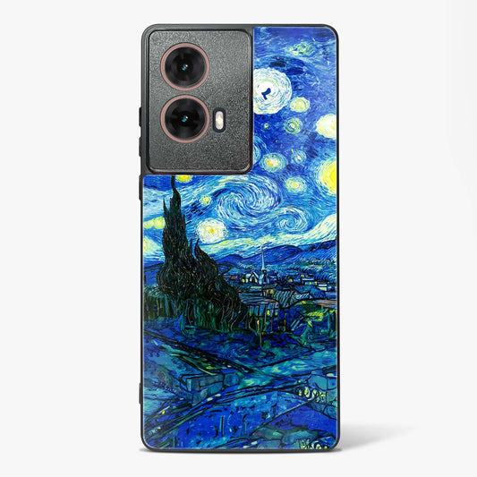 Starry Night Van Gogh's Glass Phone Case-Moto G85 5G