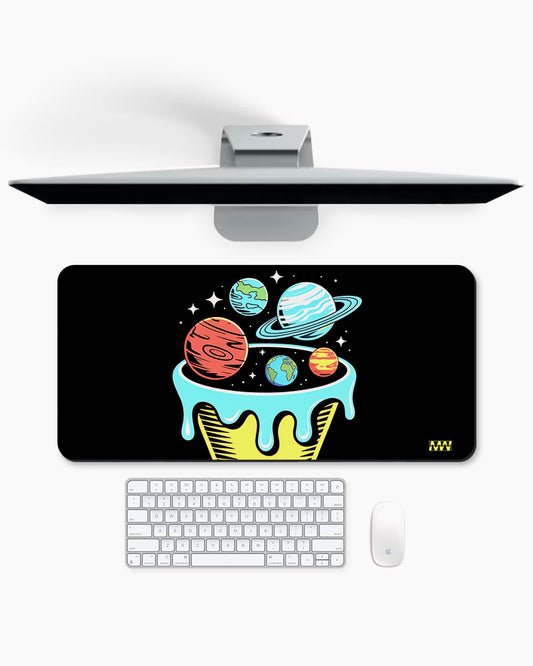 Starry Sundae Nebula Melt Desk Mat