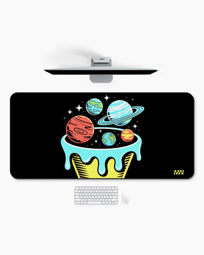 Starry Sundae Nebula Melt Desk Mat