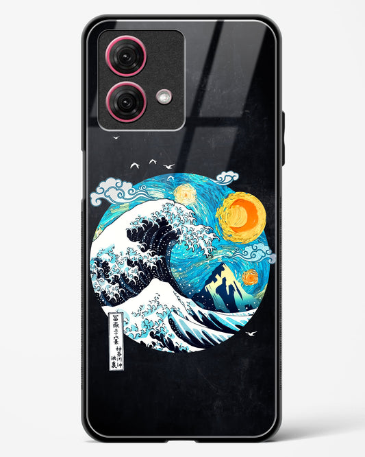 Starry Wave Glass Phone Case-Moto G84 5G