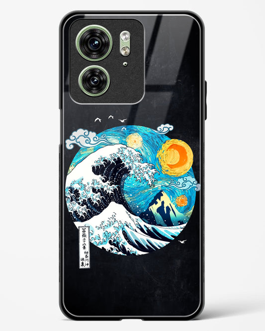 Starry Wave Glass Phone Case-Motorola Edge 40